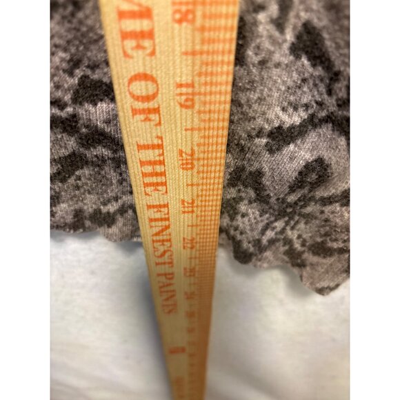 Michael Kors XL Brown Snake Print Cardigan Sweater - Womens Cropped Button-Up V- - Picture 5 of 11